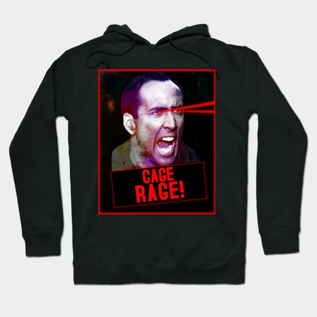 Nicolas Cage Rage Hoodie by VictorVV